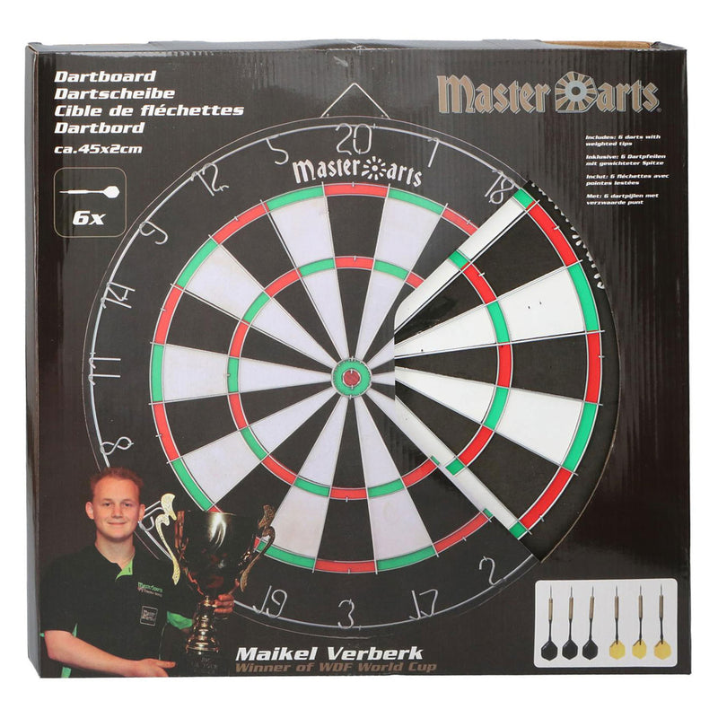 Afbeelding laden in galerijviewer, Master darts dartbord met pijlen

