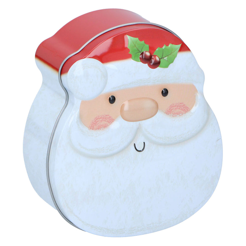 Afbeelding laden in galerijviewer, Tinnen kerst voorraadblik voor koekjes
