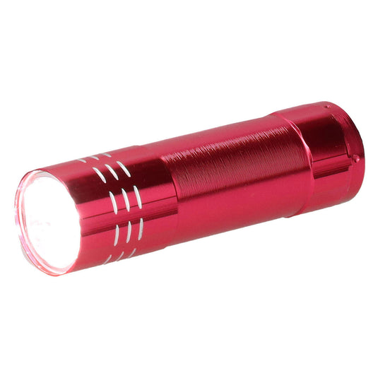 Gekleurde aluminium zaklamp - 9led