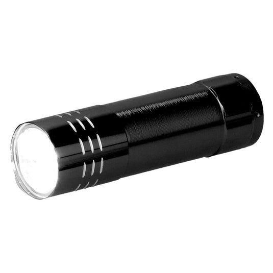 Gekleurde aluminium zaklamp - 9led