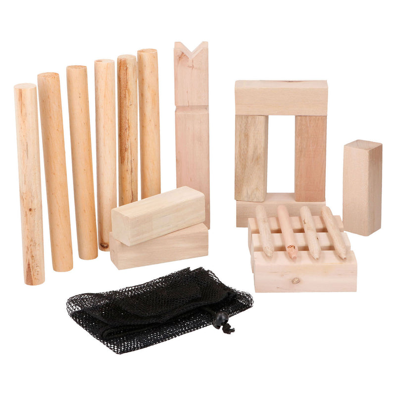 Afbeelding laden in galerijviewer, Kubb Houten Werpspel, 21dlg.
