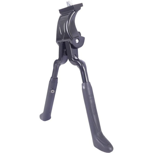 Middenstandaard 24 28 2-poot aluminium - zwart