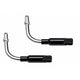 Elvedes Verstelbare V-brake bochtjes 90°Elvedes RVS kort model (2 stuks)