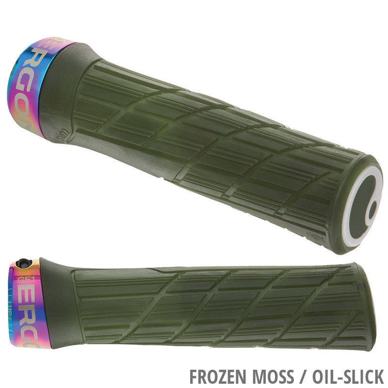 Afbeelding laden in galerijviewer, Ergon Handvatten GE1 EVO slim Fact Fr Moss Oil Slick
