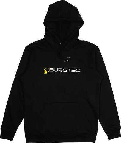 Burgtec black logo hoodie