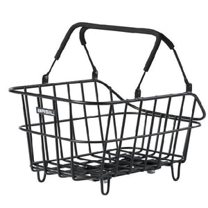 Basil fietsmand cento alu met mik bevestiging 14 liter 39 x 24 x 15 - zwart