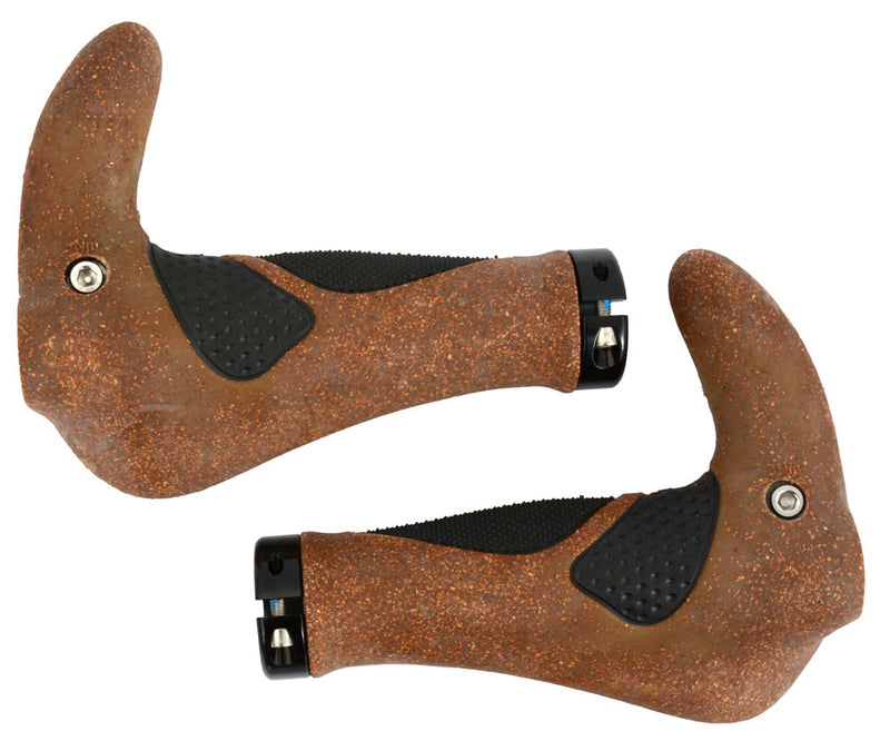 Afbeelding laden in galerijviewer, Radon rg-02-be ergogel comfort cork grips with barends
