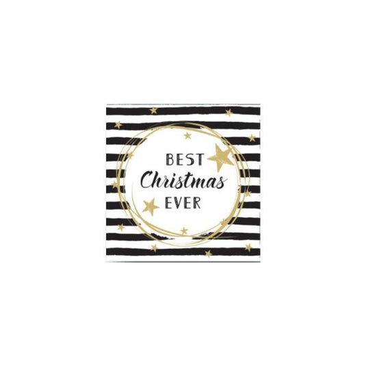 Duni servetten best xmas ever 33x33cm