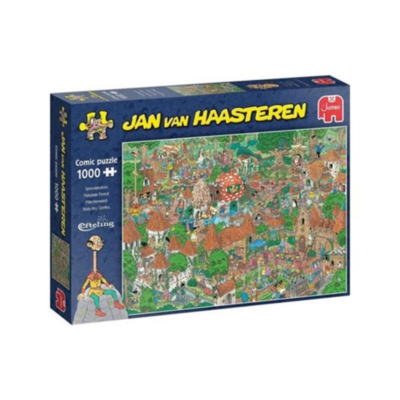 Afbeelding laden in galerijviewer, Jumbo jan van haasteren puzzel sprookjesbos efteling 1000 stukjes
