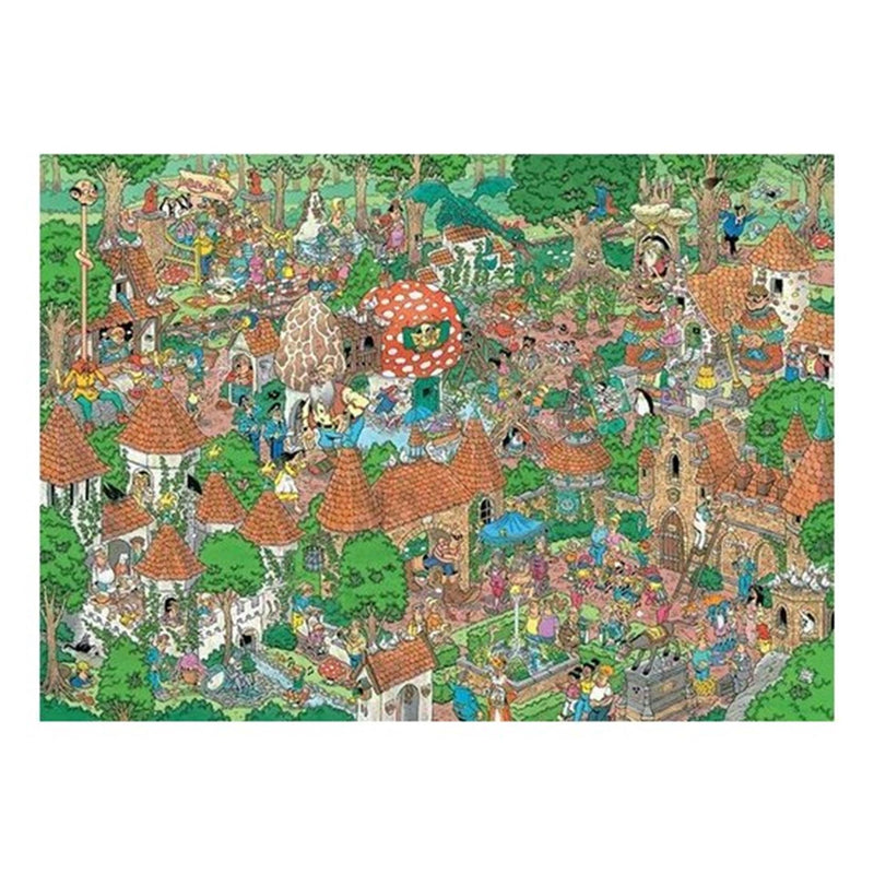 Afbeelding laden in galerijviewer, Jumbo jan van haasteren puzzel sprookjesbos efteling 1000 stukjes
