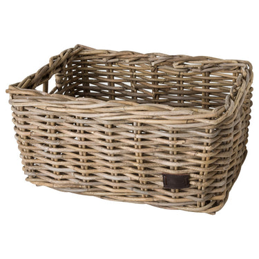 Fastrider zeno rotan fietsmand - naturel - 26l - handgemaakt