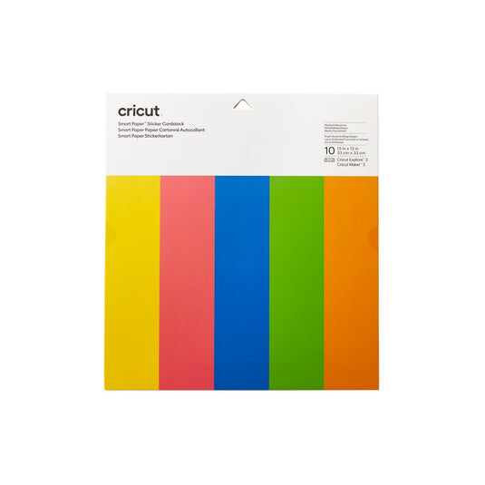 Cricut • smart sticker cardstock regenboog