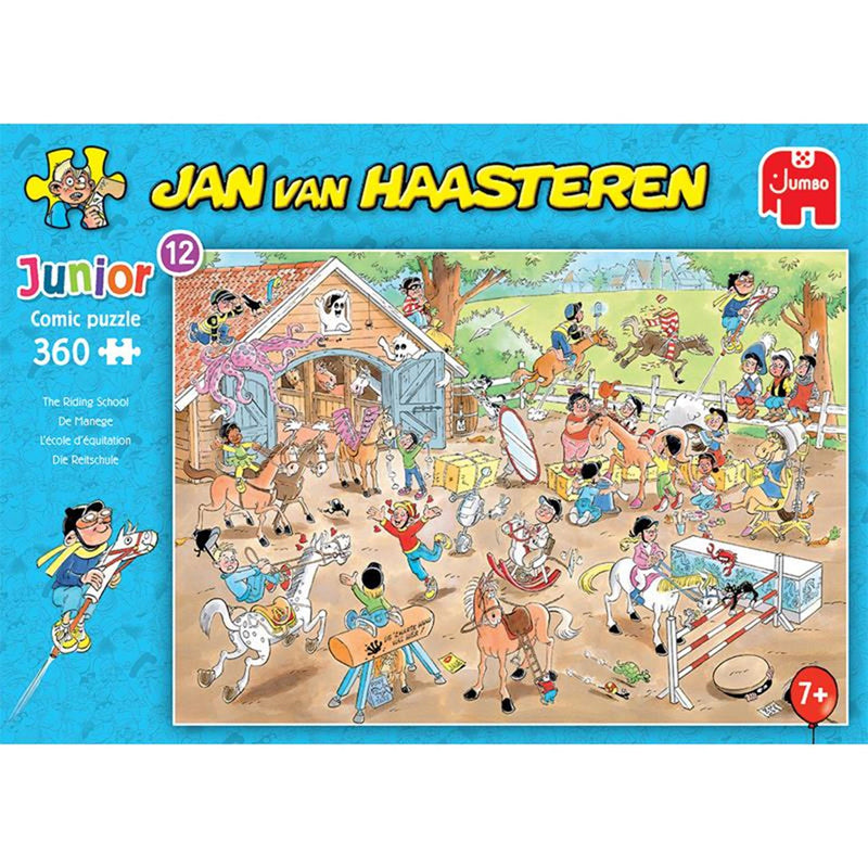 Afbeelding laden in galerijviewer, Jumbo jan van haasteren junior puzzel sku 12 360pcs de manege
