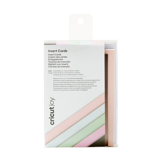 Cricut joy • insert cards macarons 12,45x8,89cm 15 vellen