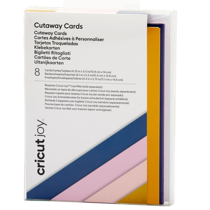 Afbeelding laden in galerijviewer, Cricut joy • cutaway cards rain 8st.
