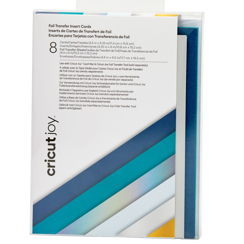 Afbeelding laden in galerijviewer, Cricut joy • insert cards foil blue lagoon a6
