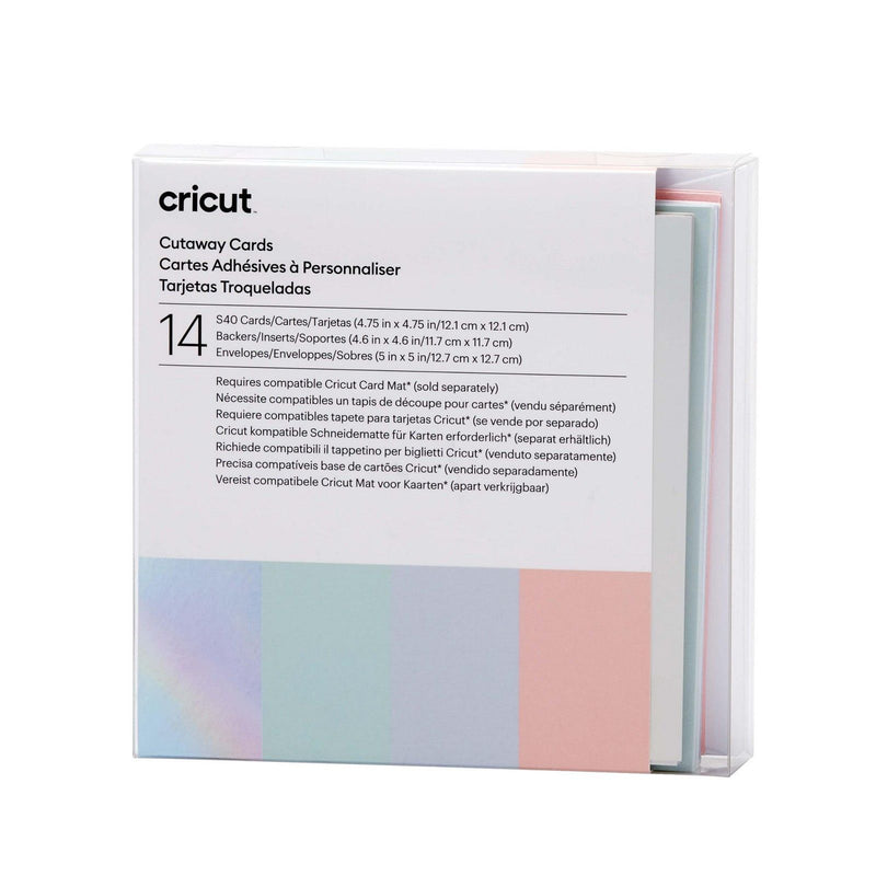 Afbeelding laden in galerijviewer, Cricut • cut-away cards pastel s40
