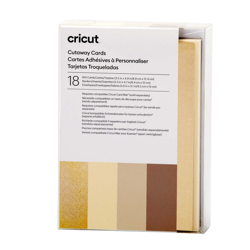 Afbeelding laden in galerijviewer, Cricut • cut-away cards neutrals r10
