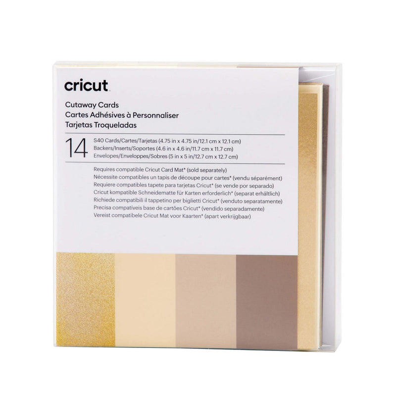Afbeelding laden in galerijviewer, Cricut • cut-away cards neutrals s40
