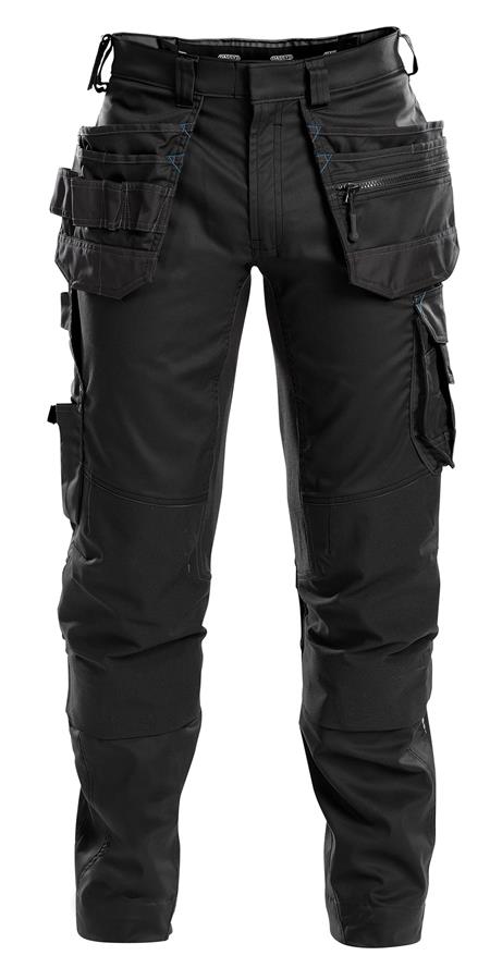 Dassy broek flux p k zwart 54