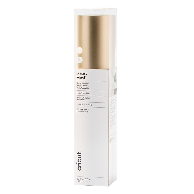 Afbeelding laden in galerijviewer, Cricut • smart vinyl removable 366x33cm mat champagne
