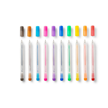 Cricut joy • glitter gel pens 10-pack (rainbow + pink, brown, black)