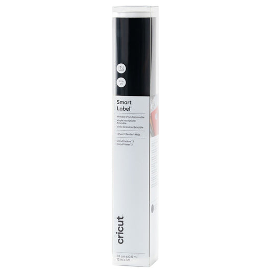 Cricut • smart label removable writable vinyl 91x33cm black