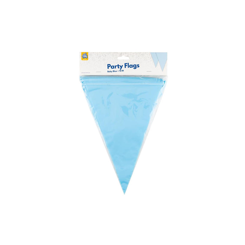 Afbeelding laden in galerijviewer, Paperdreams party vlag - baby blauw 10 meter pe polyetheen
