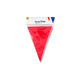 Paperdreams party vlag - rood wit blauw 10 meter pe polyetheen