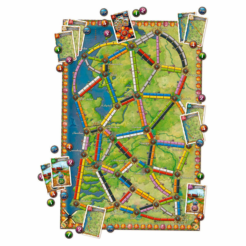 Afbeelding laden in galerijviewer, Days of wonder ticket to ride - nederland bordspel
