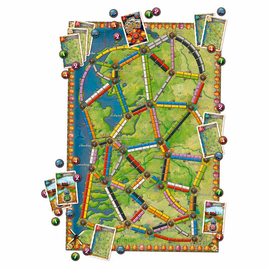 Days of wonder ticket to ride - nederland bordspel