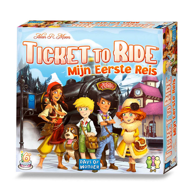 Afbeelding laden in galerijviewer, Asmodee ticket to ride mijn eerste reis bordspel
