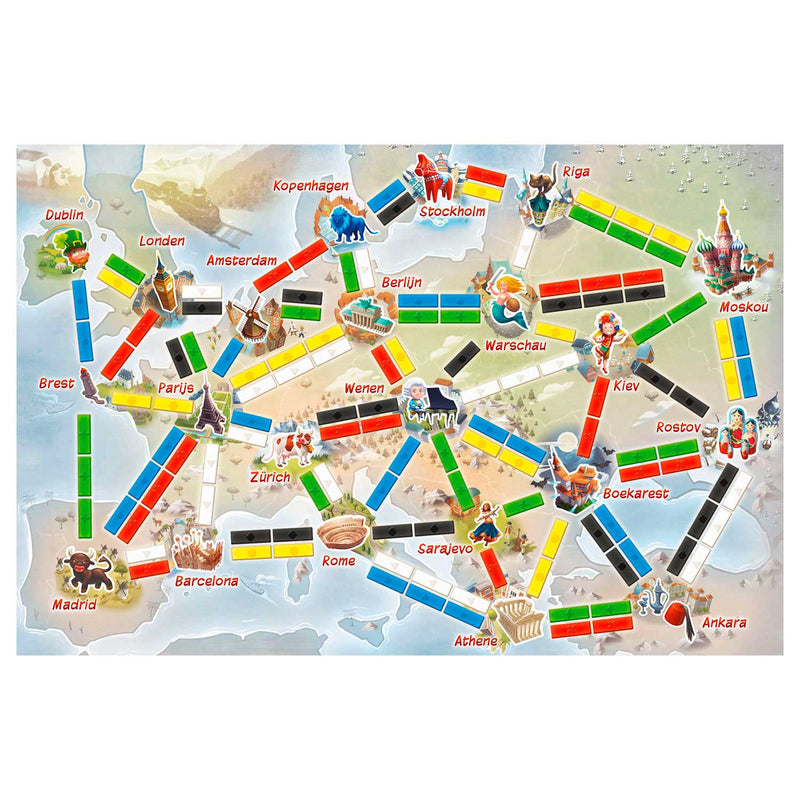 Afbeelding laden in galerijviewer, Asmodee ticket to ride mijn eerste reis bordspel

