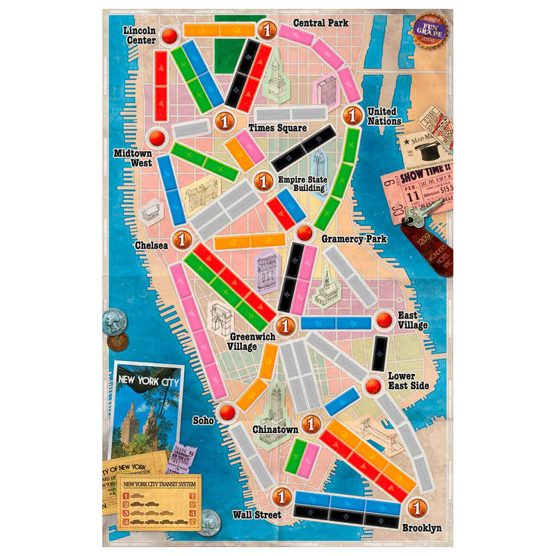 Afbeelding laden in galerijviewer, Days of wonder ticket to ride new york bordspel
