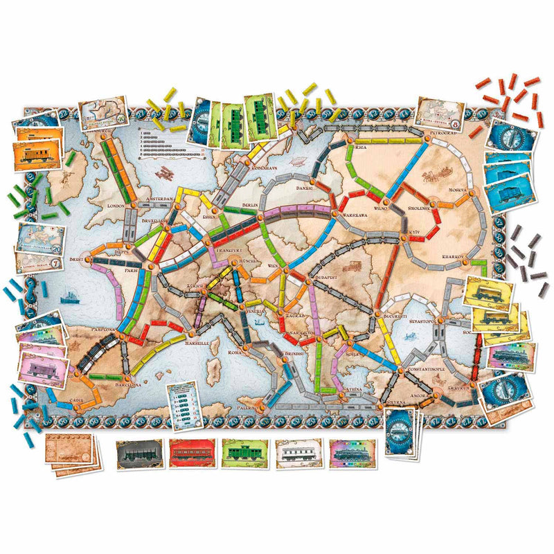 Afbeelding laden in galerijviewer, Tactic ticket to ride europe bordspel
