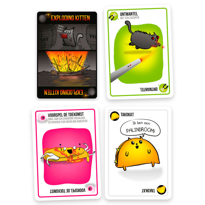 Afbeelding laden in galerijviewer, Exploding kittens originele editie - kaartspel vol spanning en humor - 2 tot 5 spelers - vanaf 7 jaar
