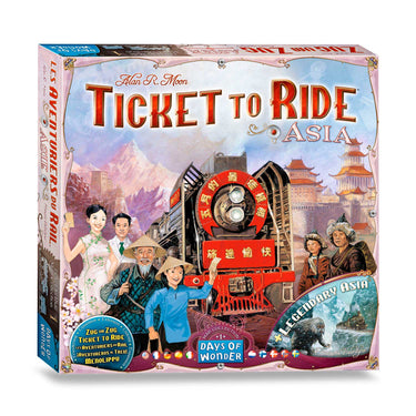 Asmodee ticket to ride azië bordspel