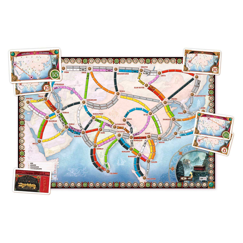 Afbeelding laden in galerijviewer, Asmodee ticket to ride azië bordspel
