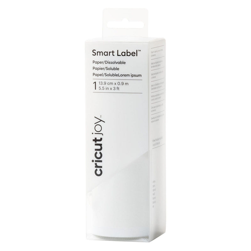 Afbeelding laden in galerijviewer, Cricut joy • smart labels disolvable 91x14cm 1 sheet white
