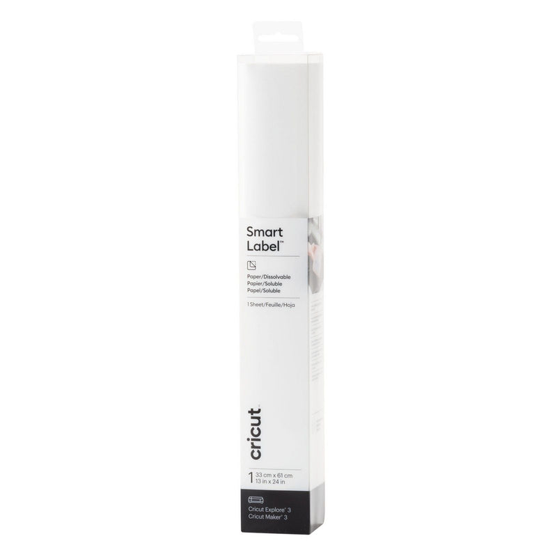 Afbeelding laden in galerijviewer, Cricut • smart labels disolvable 61x33cm 1 sheet white
