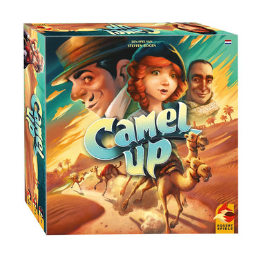 Asmodee eggertspiele camel up - bordspel kamelenrace - nieuwe editie met 3d palmboom