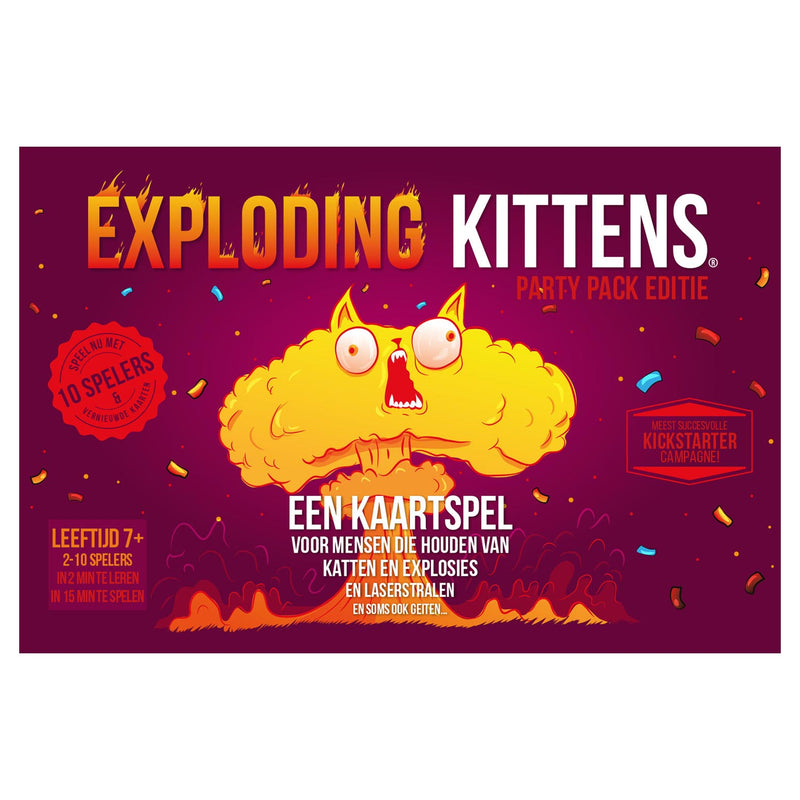 Afbeelding laden in galerijviewer, Asmodee Exploding Kittens Party Pack NL
