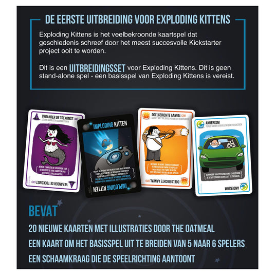 Exploding kittens imploding kittens kaartspel