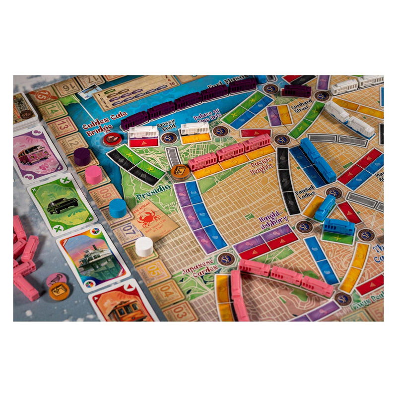 Afbeelding laden in galerijviewer, Days of wonder ticket to ride - san francisco bordspel
