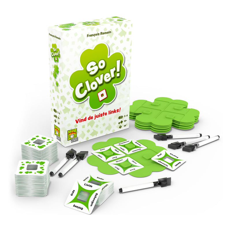 Afbeelding laden in galerijviewer, Asmodee So Clover Coöperatief Partyspel
