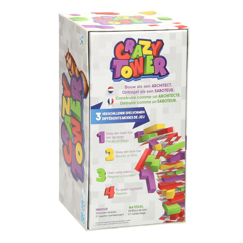 Afbeelding laden in galerijviewer, Asmodee Houten Crazy Tower Stapeltoren
