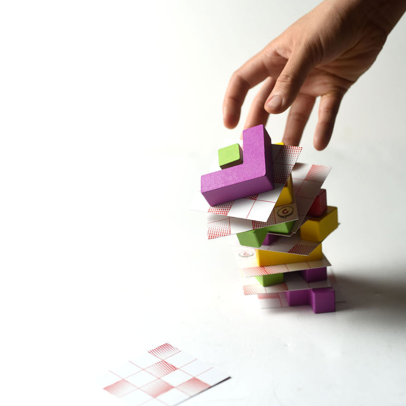 Afbeelding laden in galerijviewer, Asmodee Houten Crazy Tower Stapeltoren
