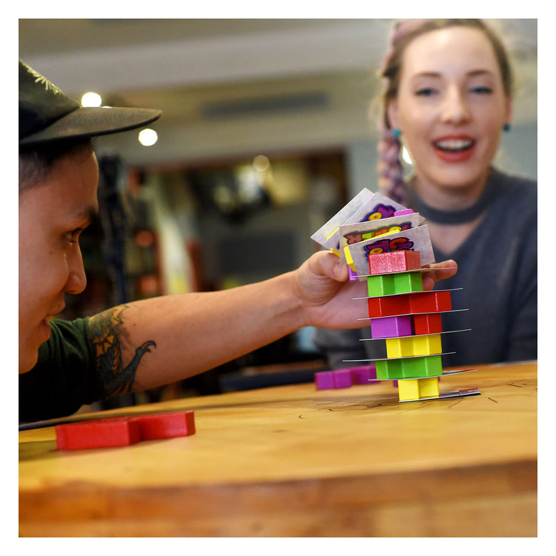 Afbeelding laden in galerijviewer, Asmodee Houten Crazy Tower Stapeltoren
