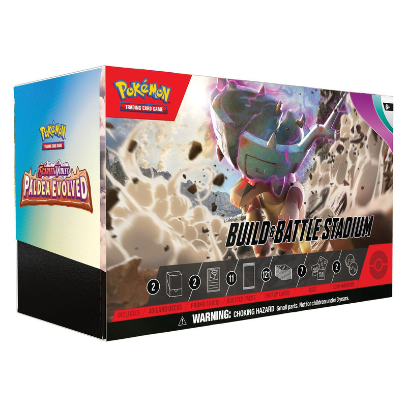 Afbeelding laden in galerijviewer, Asmodee Pokemon TCG Scarlet Violet Paldea Evolved Build Battle Stadium
