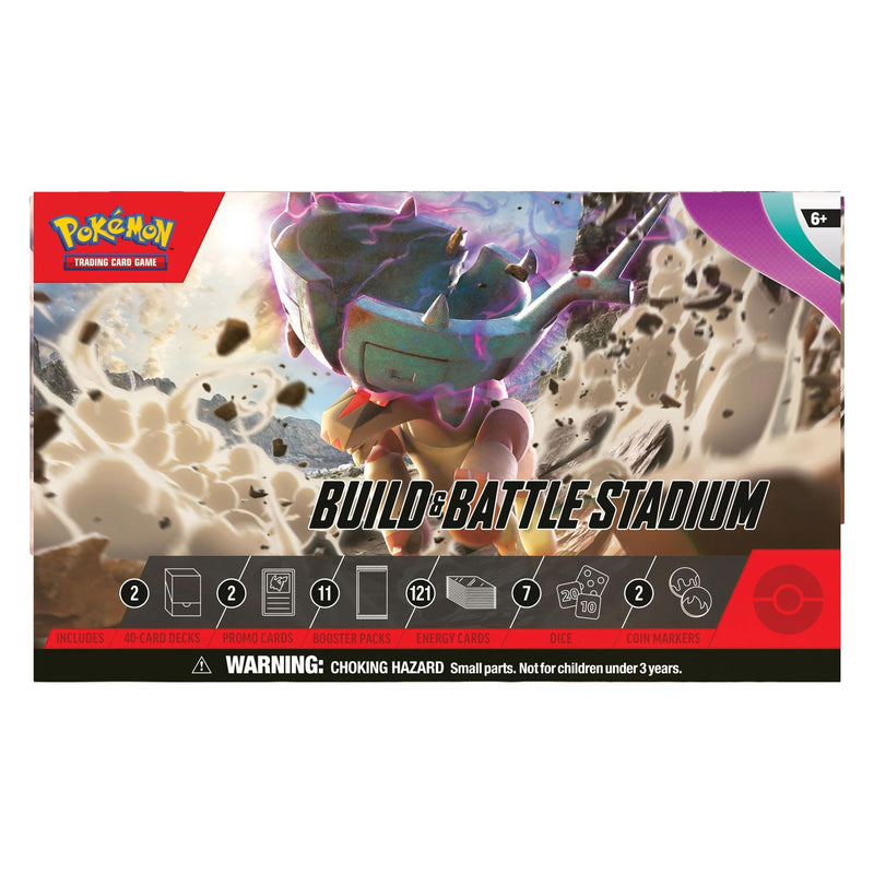Afbeelding laden in galerijviewer, Asmodee Pokemon TCG Scarlet Violet Paldea Evolved Build Battle Stadium
